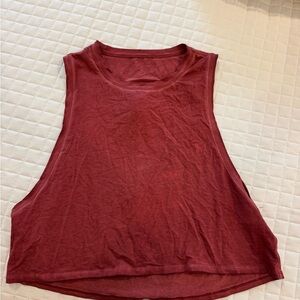 lululemon athletica Burgundy Tank Top